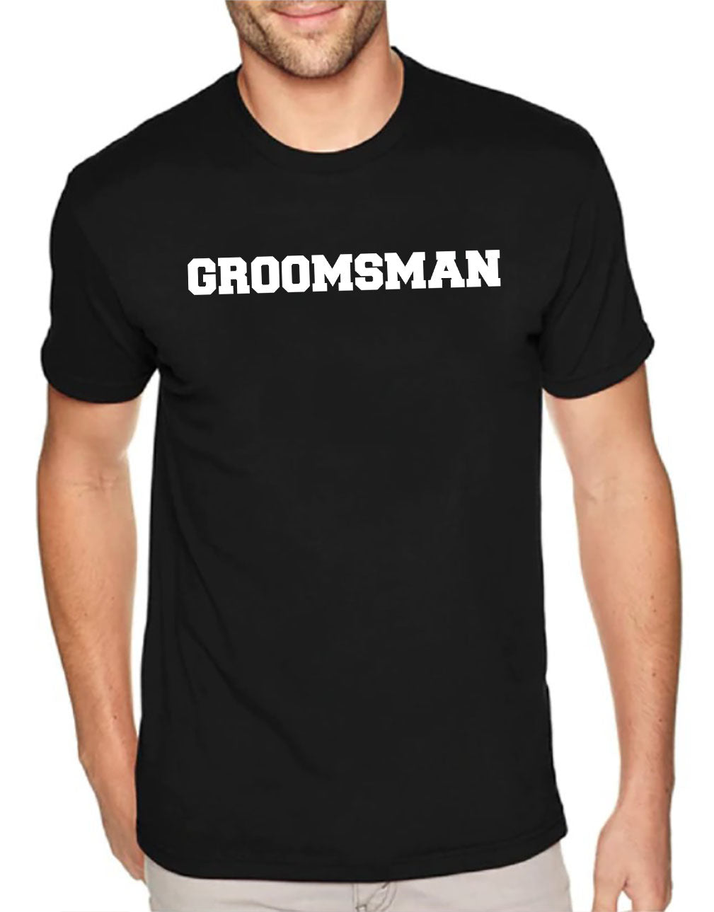 Groom, Groomsman, Best Man Crewneck Tee