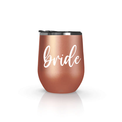 Bride, Babe, Babe of Honor Wine Tumblers