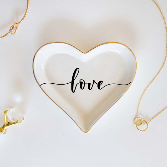 Personalized Love Ring Dish for Wedding