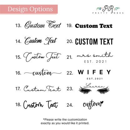 Heart Style Custom Name Wedding Eye Mask