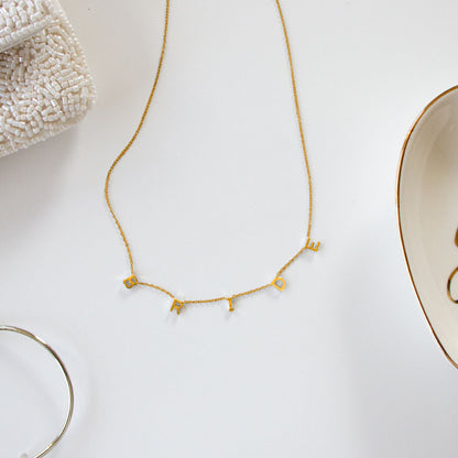 Necklace-bride gold