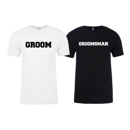 Groom, Groomsman, Best Man Crewneck Tee