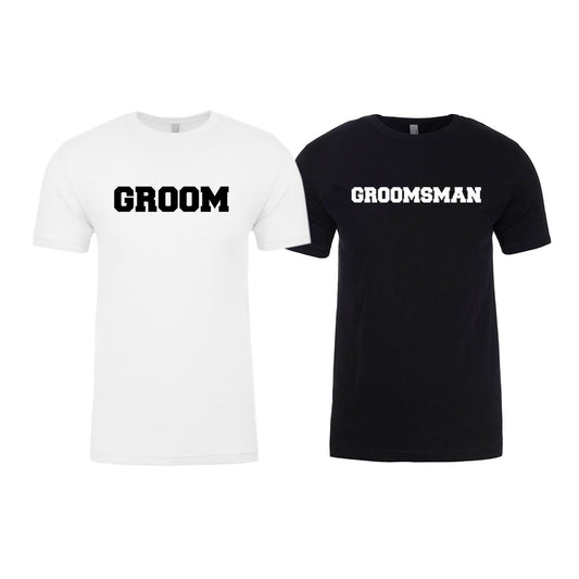 Groom, Groomsman, Best Man Crewneck Tee