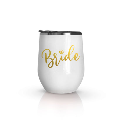 Bride, I Do Crew Wine Tumbler - Diamond Style