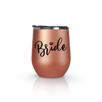 Bride, I Do Crew Wine Tumbler - Diamond Style