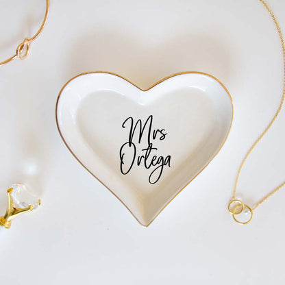 Mrs Ring Dish for Engagement Rings
