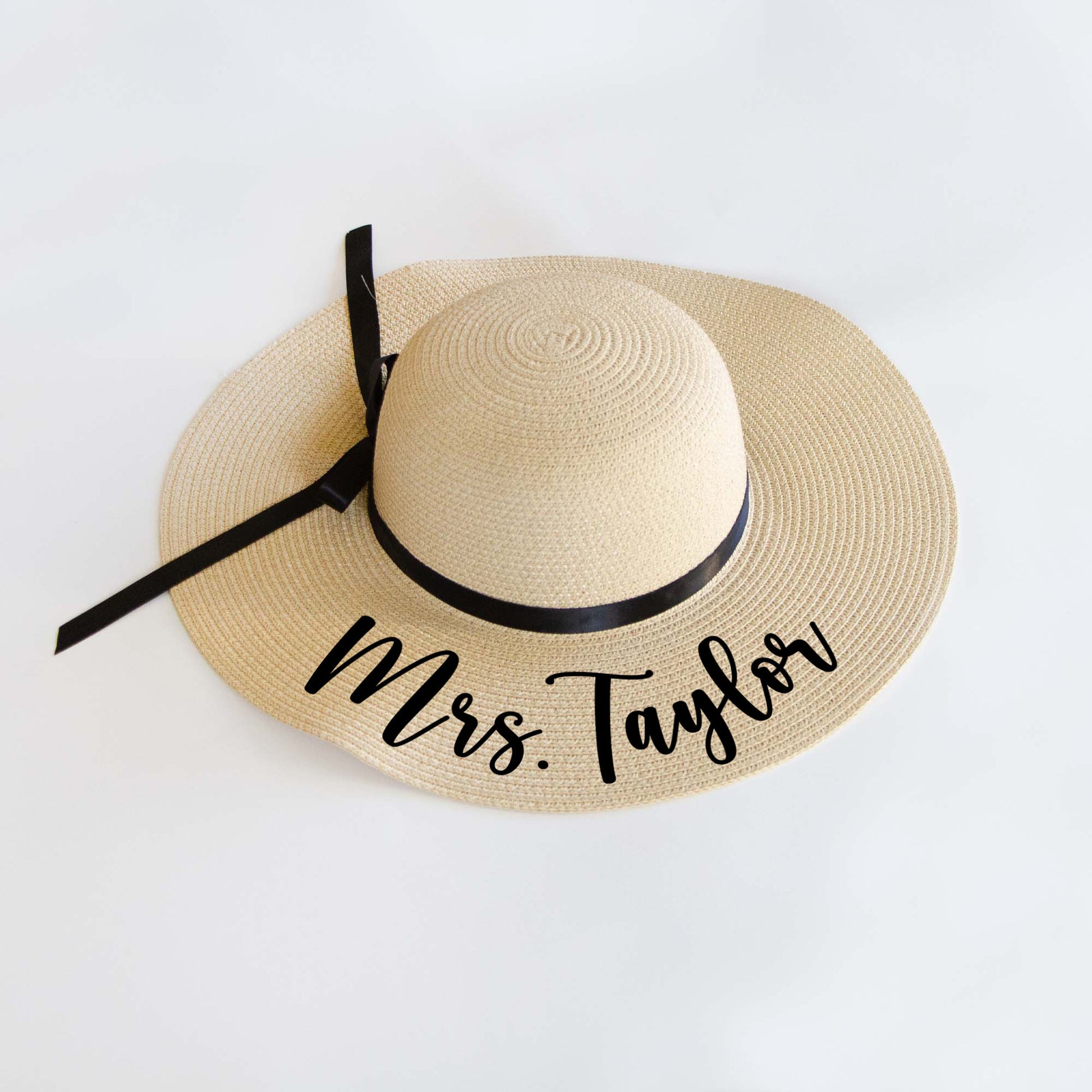 Custom Sun Hat for Brides