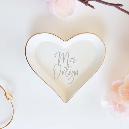 Mrs Ring Dish for Engagement Rings