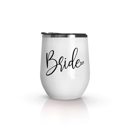 Bride and Team Bride Bachelorette Wine Tumblers