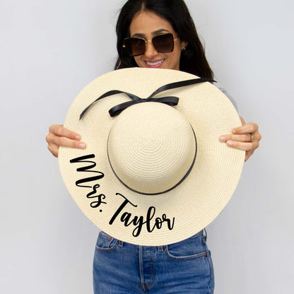 Custom Sun Hat for Brides image