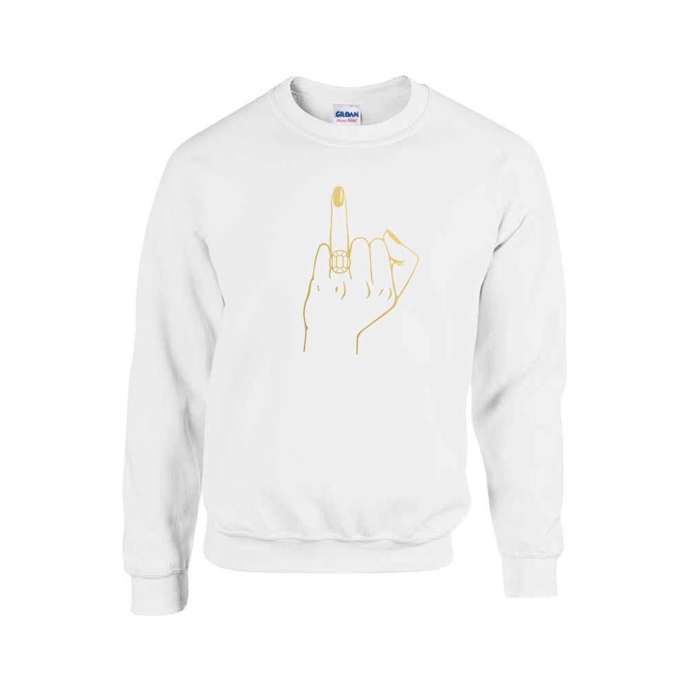 Engagement Ring, Ring Finger Tee Sweatshirt