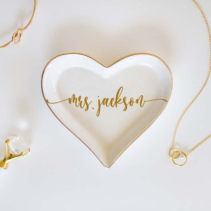 Wedding Mrs. Ring Dish