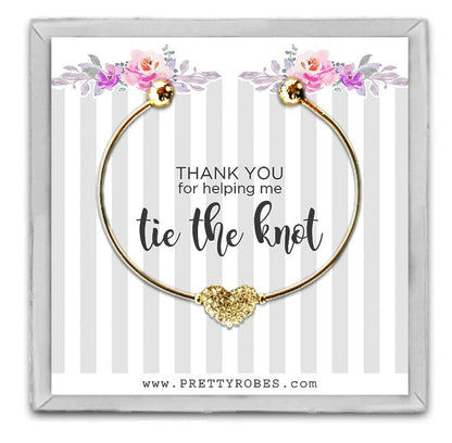 Heart Bracelet - Gold - Design A