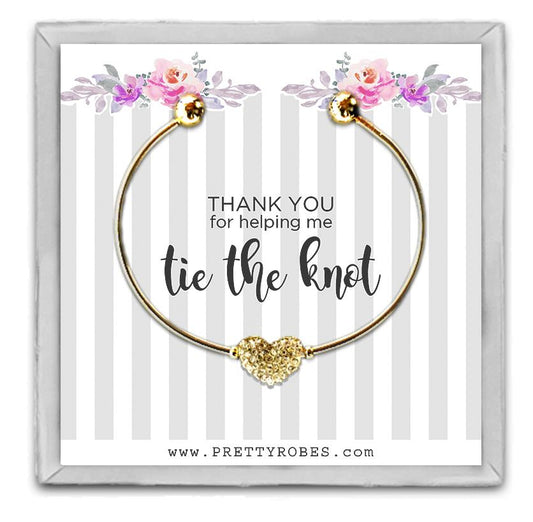 Heart Bracelet - Gold - Design A
