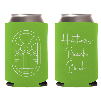 Beach Bach Can Coolers