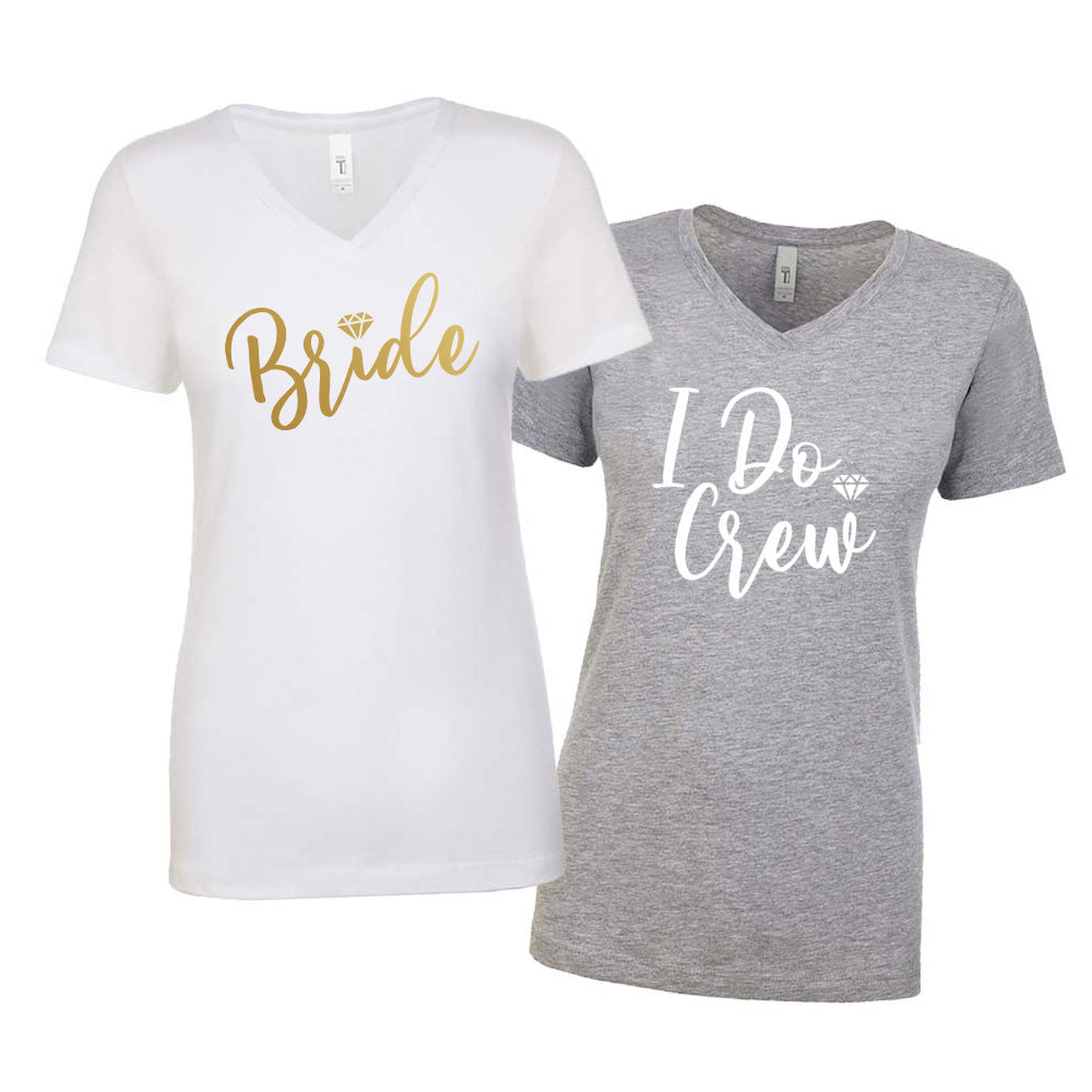 Bride, I Do Crew Diamond Style Sweatshirt