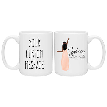 Maid of Honor Custom Mug Gift (141)