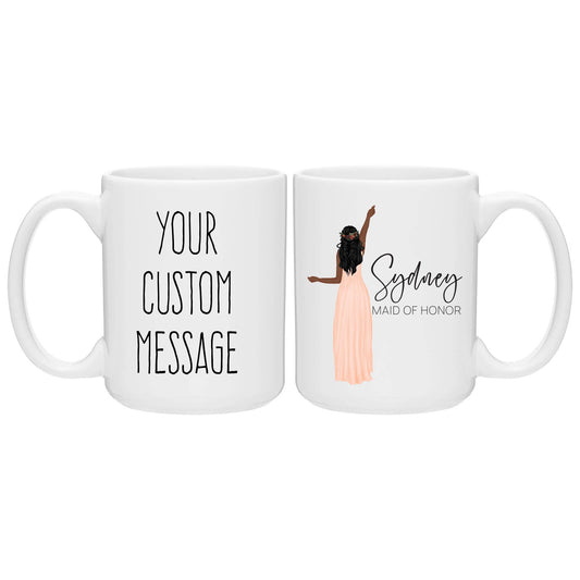 Maid of Honor Custom Mug Gift (141)