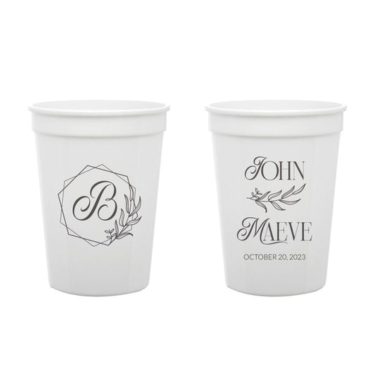 Plastic Cups Wedding Favors (372)