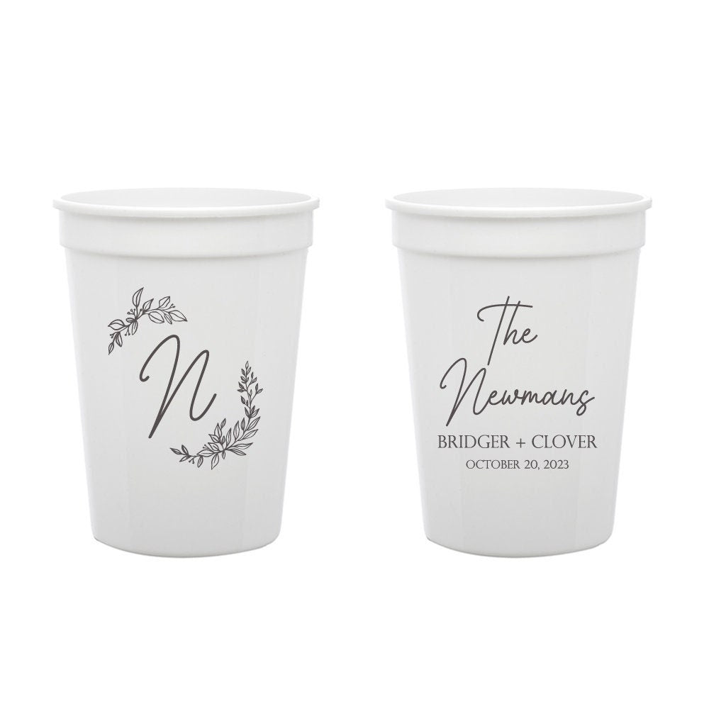 Custom Wedding Stadium Cups (370)