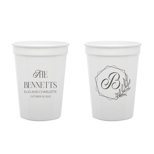 Personalized Wedding Stadium Cups (376)