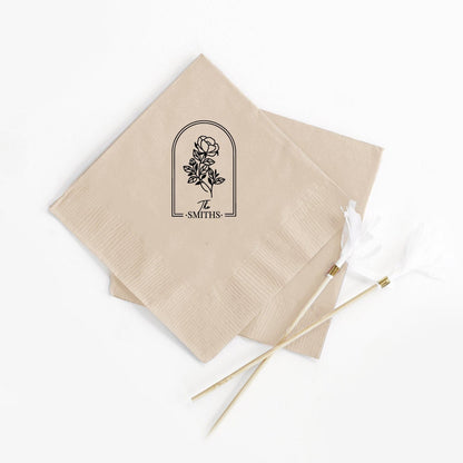 Flower Wedding Napkins (9)