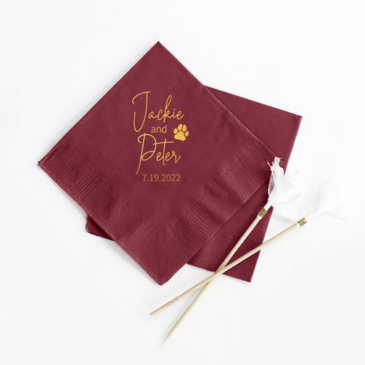 Pet Wedding Napkins (11)