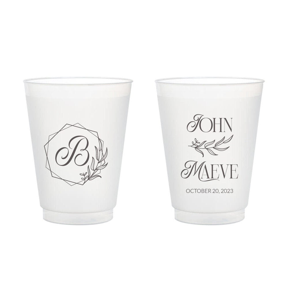 Plastic Cups Wedding Favors (371)