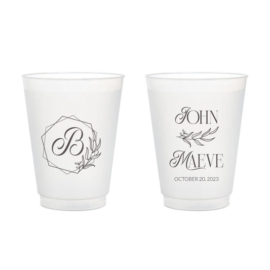 Plastic Cups Wedding Favors (371)