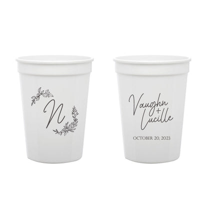 Plastic Cups Wedding Favors (370)