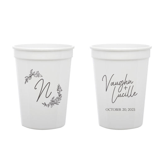 Plastic Cups Wedding Favors (370)