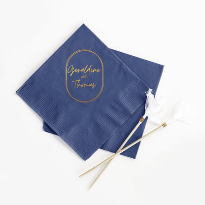 Custom Wedding Paper Napkins (20)