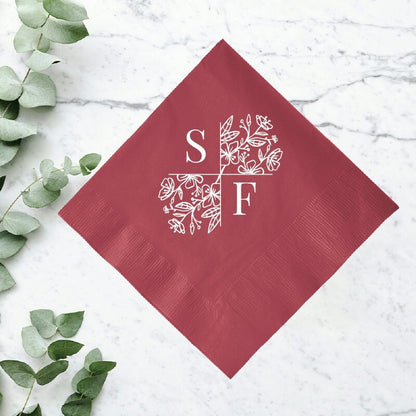 Custom Wedding Paper Napkins (3)