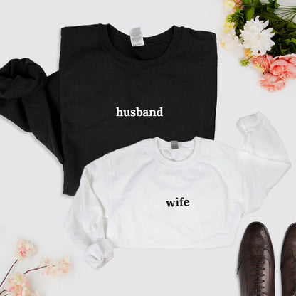 Husband and Wife Sweatshirt Gifts