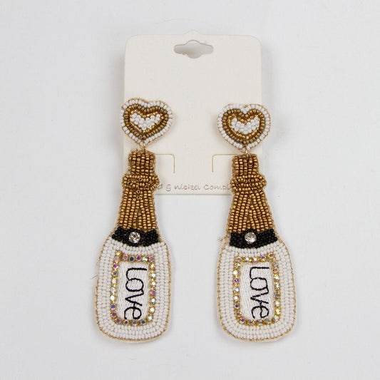 Love Beaded Earrings