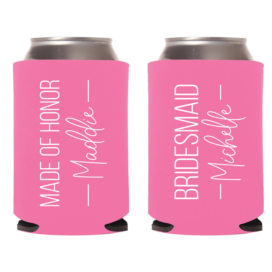 Custom Maid of Honor Can Coolers (138)