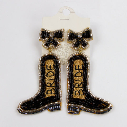 Black Bride Earrings