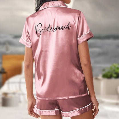 Pajama Set Shorts - Custom Monogram PJ Shorts Set