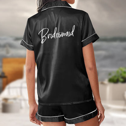 Pajama Set Shorts - Bridesmaid PJs Shorts Set