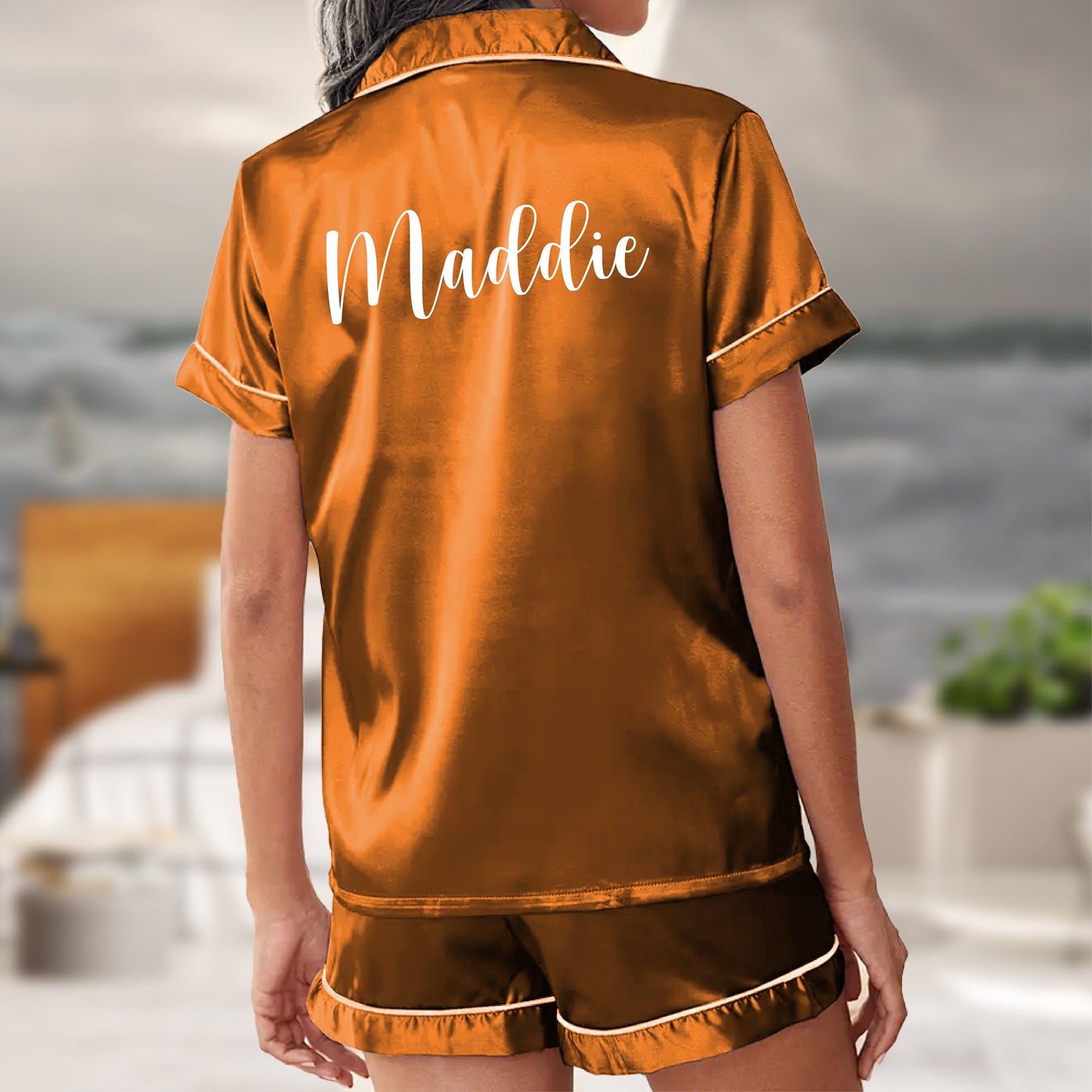 Pajama Set Shorts - Custom Bridesmaid PJs Gifts