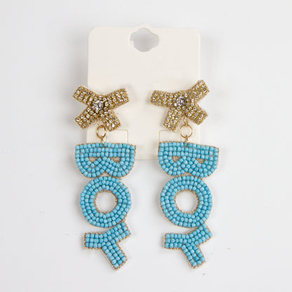 Baby Shower Girl Boy Earrings