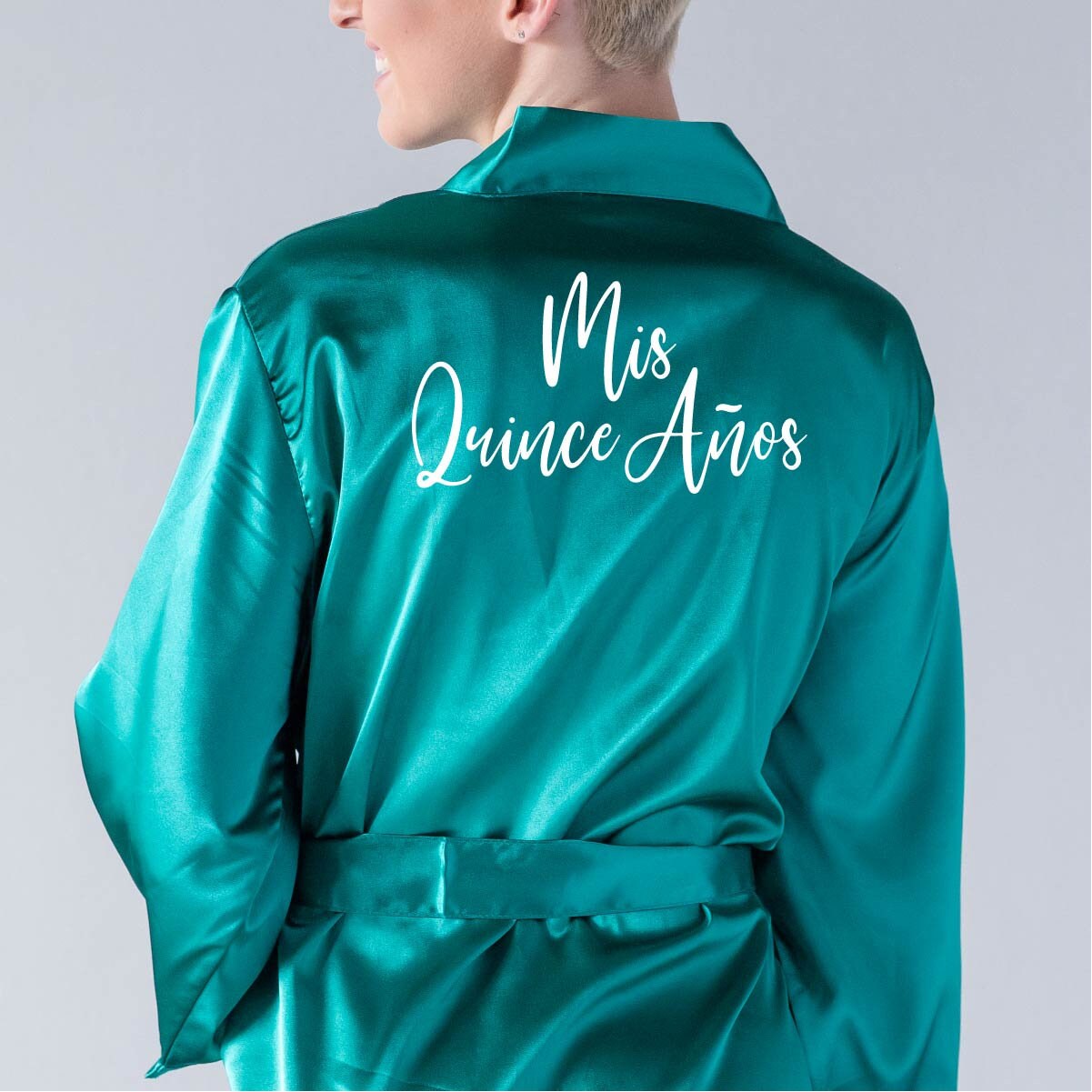 Mis Quince Años Satin Robes