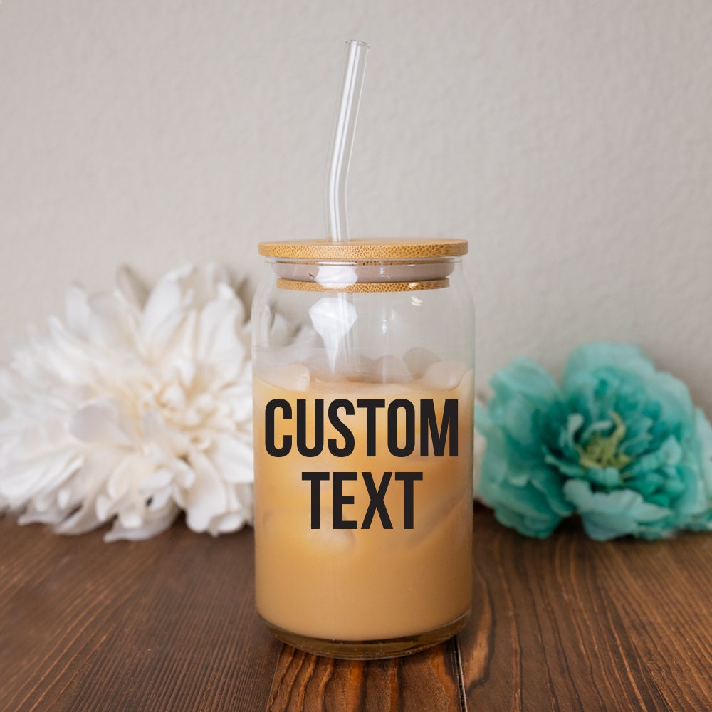 Personalized Glass Tumbler