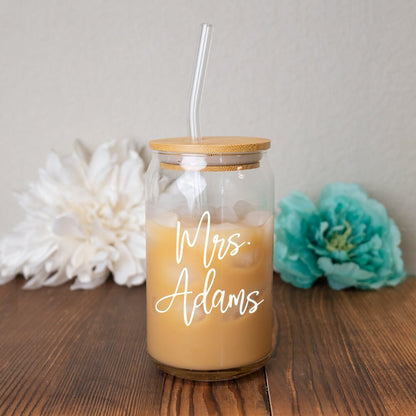 Customized Glass Tumbler Favors