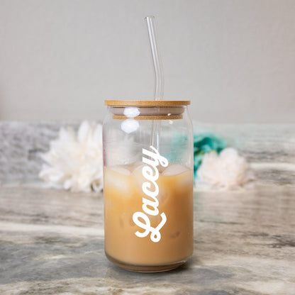 Personalized Glass Tumbler