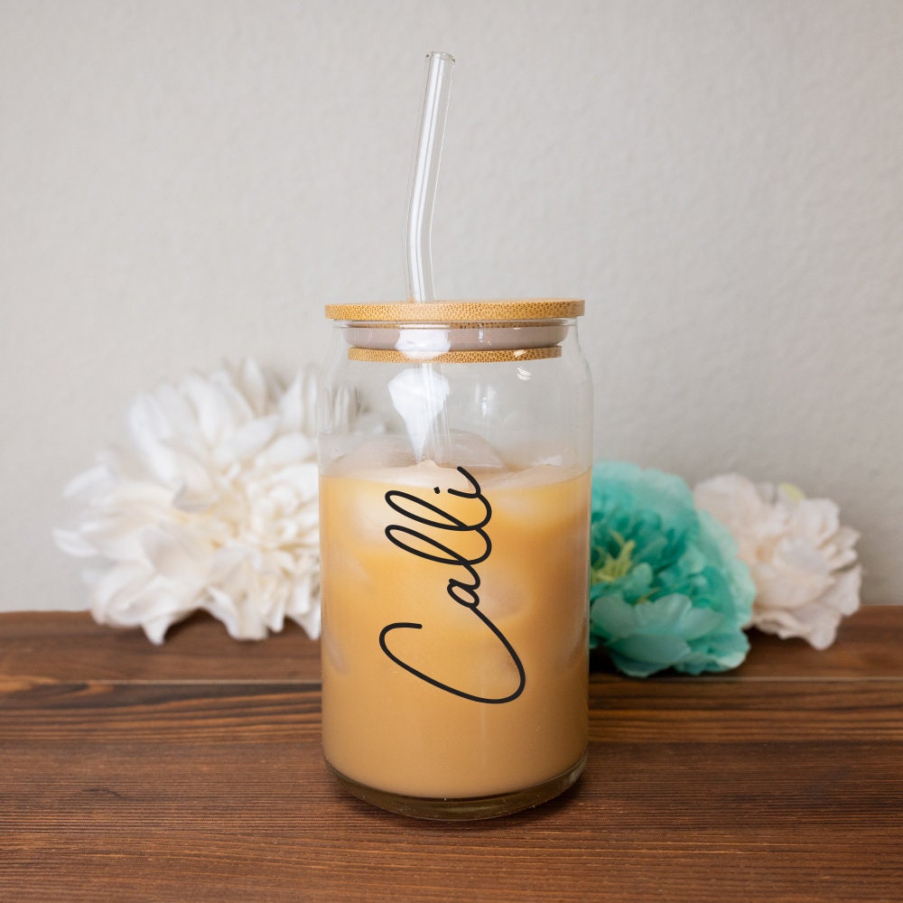 Personalized Glass Tumbler
