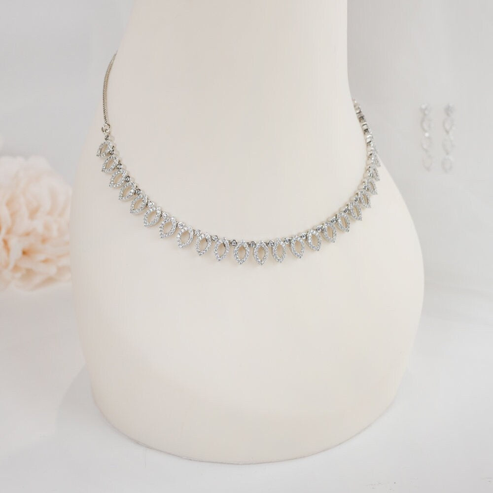 Bridal Necklace and Earring Set