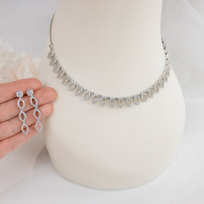 Bridal Necklace and Earring Set