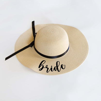 Bride Tribe Floppy Hats