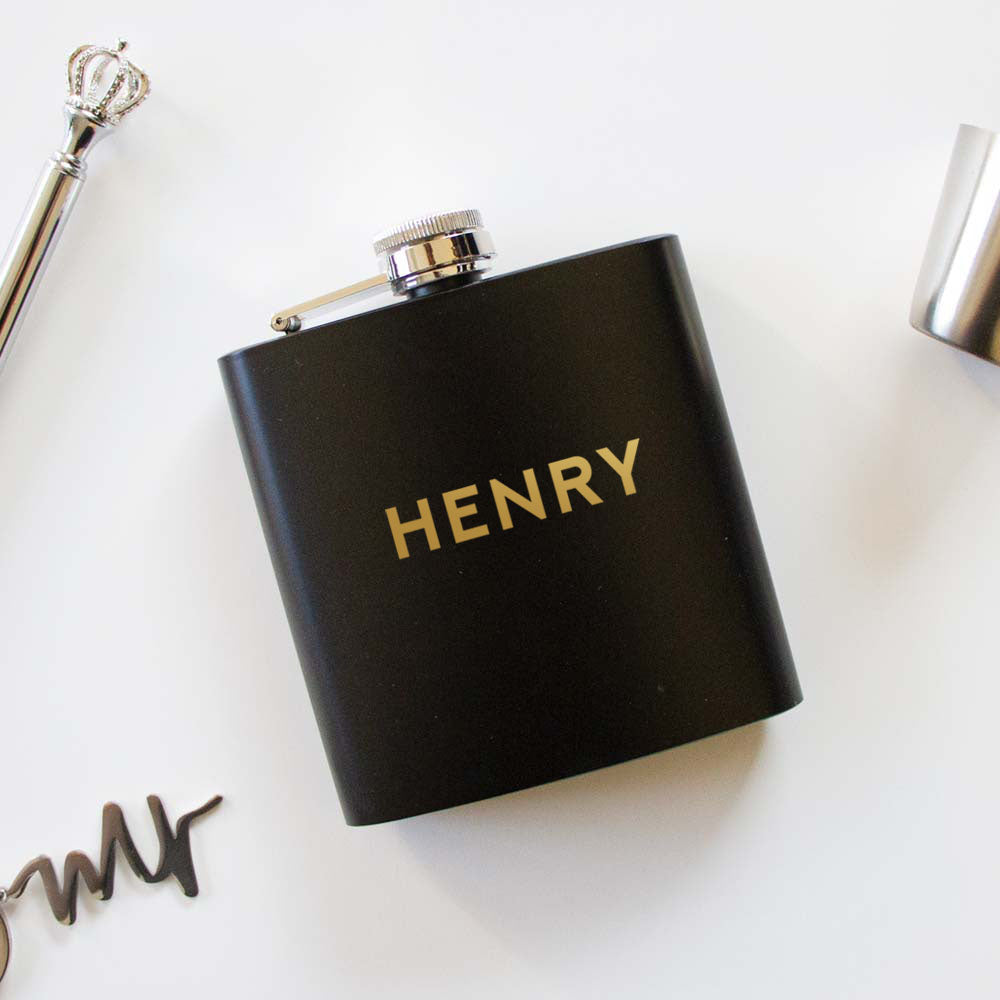 Customized Groomsmen Hip Flask - Flask Wedding Gift - Groom Flask - Groomsmen Flask - Stainless Steel Flask - Monogrammed Flask - Hip Flask - Flask For Groomsmen - Wedding Gift - Dad Gift - Husband Gift - Groomsmen Gift - PrettyRobes